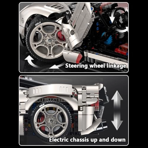 Supercar Building Blocks Set - 3314 Pieces 1:8 Scale