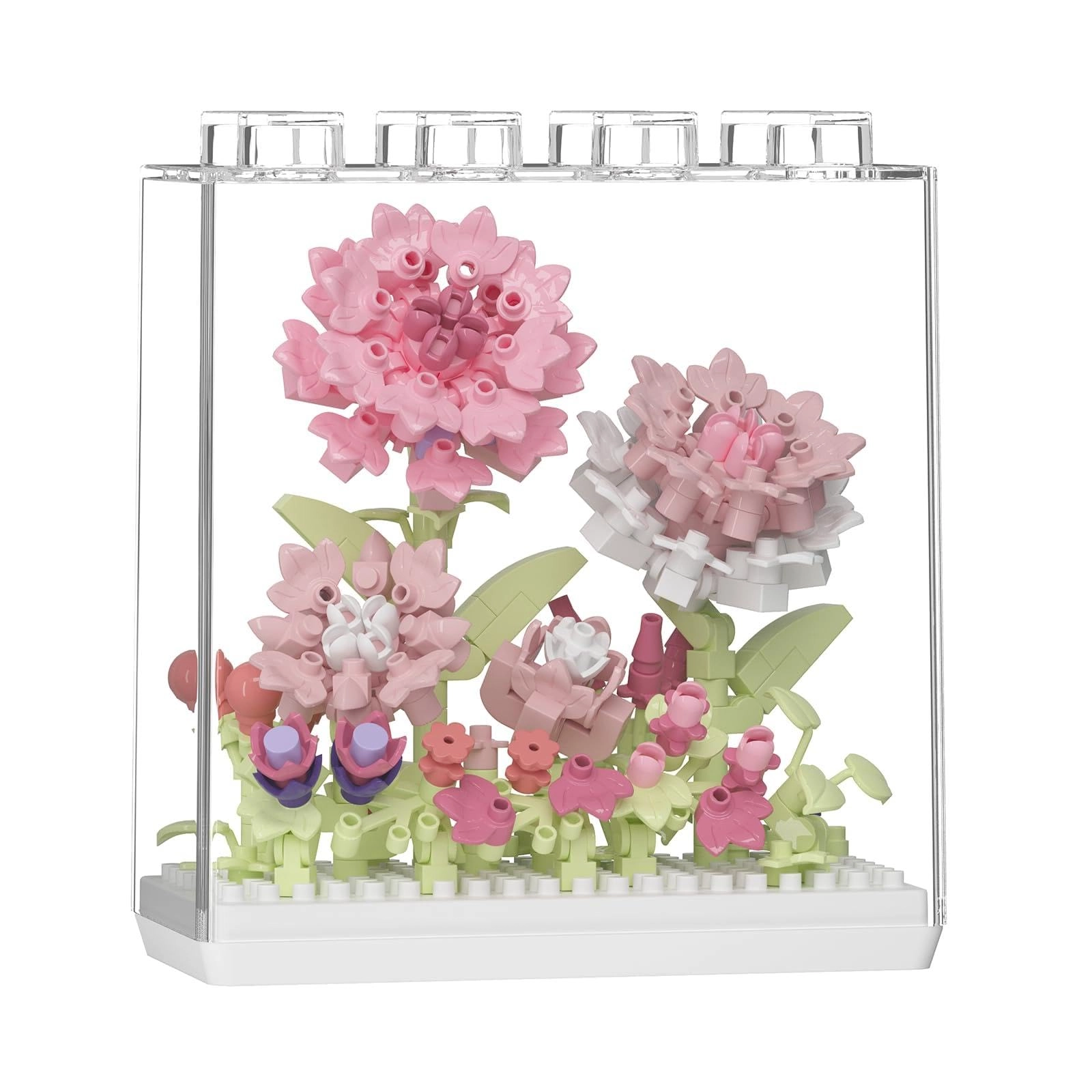 Netmetic Carnation Flower Bouquet Building Set - 1 pcs Floral