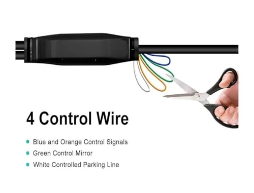 Rear View Parking Camera - Night Vision Wire