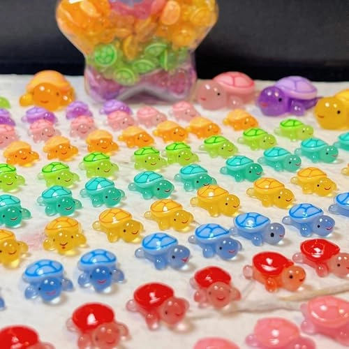 3D Resin Turtles - 100 Pcs