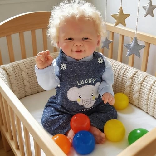 Reborn Baby Doll - Vivienne 19 inch Vinyl Boy Ages 3+