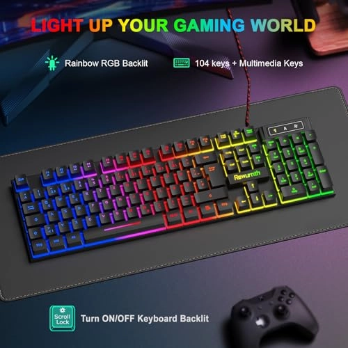Gaming Keyboard - QWERTZ Wired