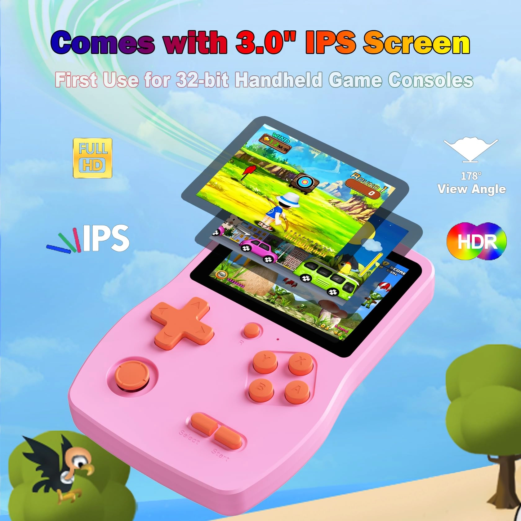 32-Bit Handheld Game Console