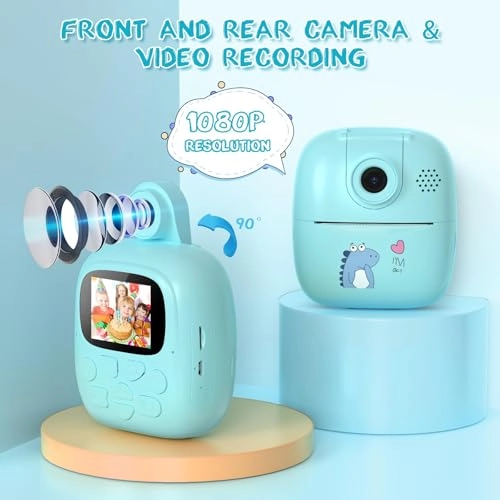 Kids Instant Camera - 1080P 32GB