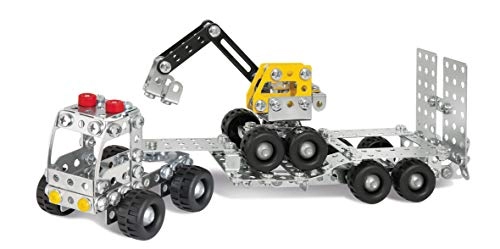 Construction - Truck With Trailer/Digger - 375 pcs