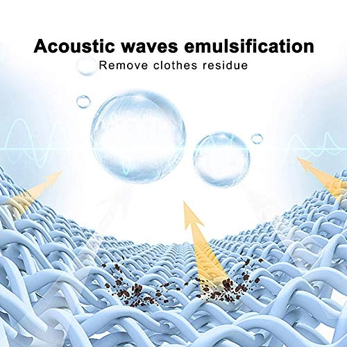 Portable Washing Machine 360 Degree Mini Portable Ultrasonic Washing Machine USB Powered Underwear Socks Washer for Camp Home Travel