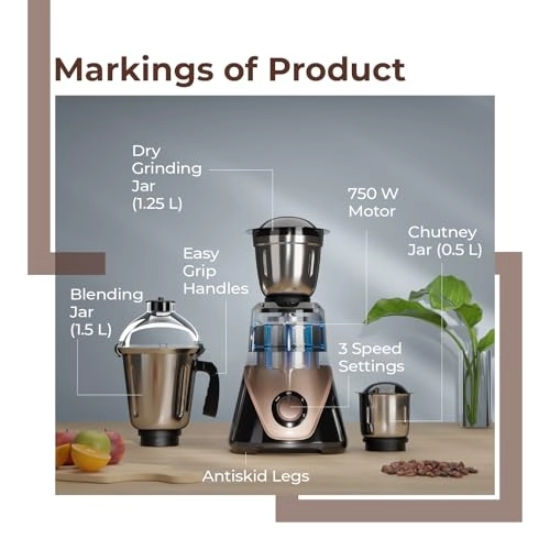 Mixer Grinder - 750 Watt