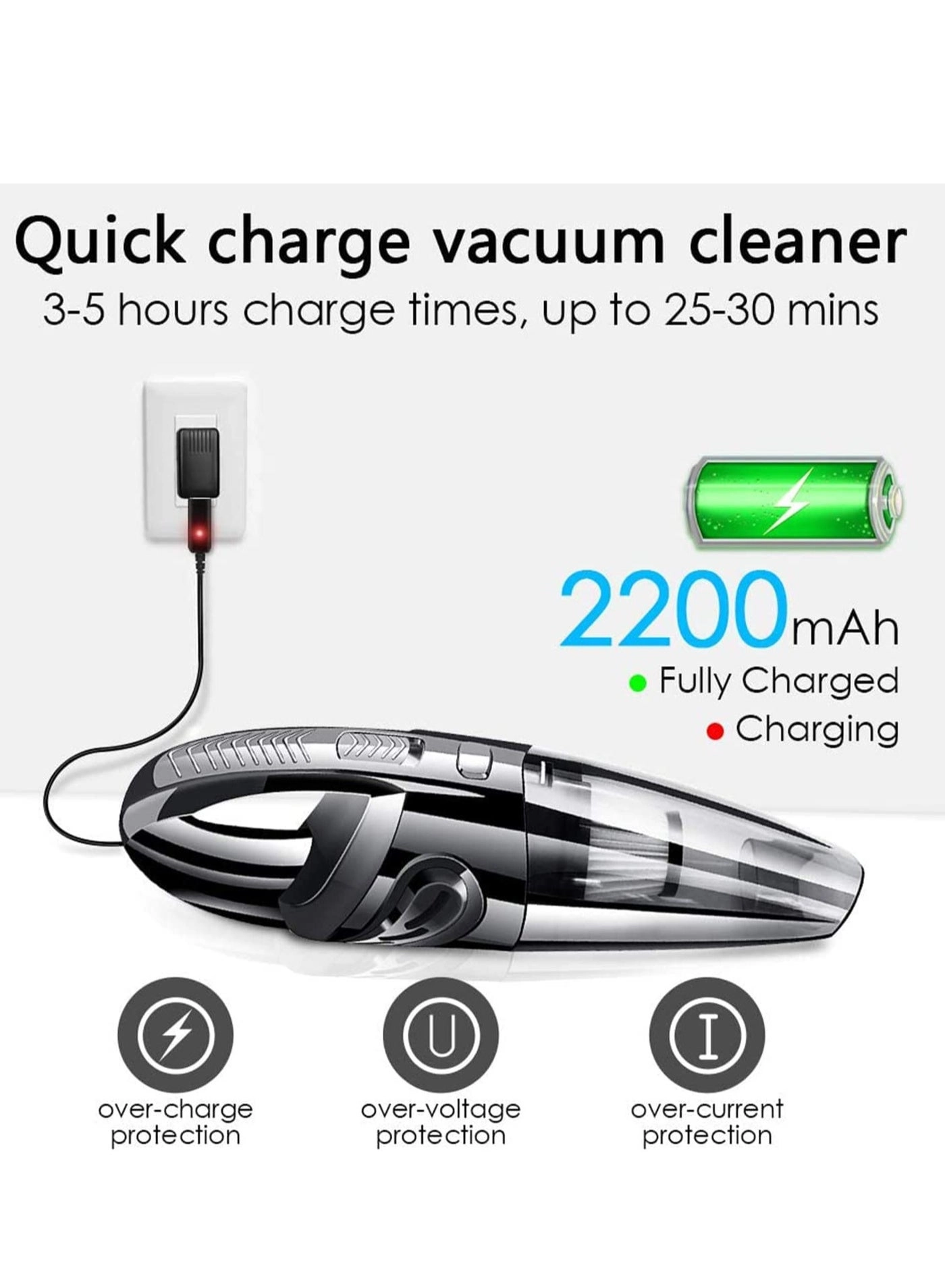 Handheld Vacuums - 2200mAh