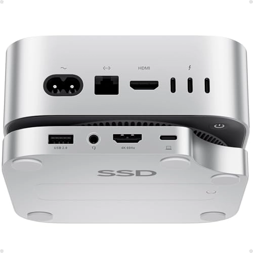 PULWTOP Mac mini M4 Dock - USB 2.0 PCIe NVMe 2242/2260/2280