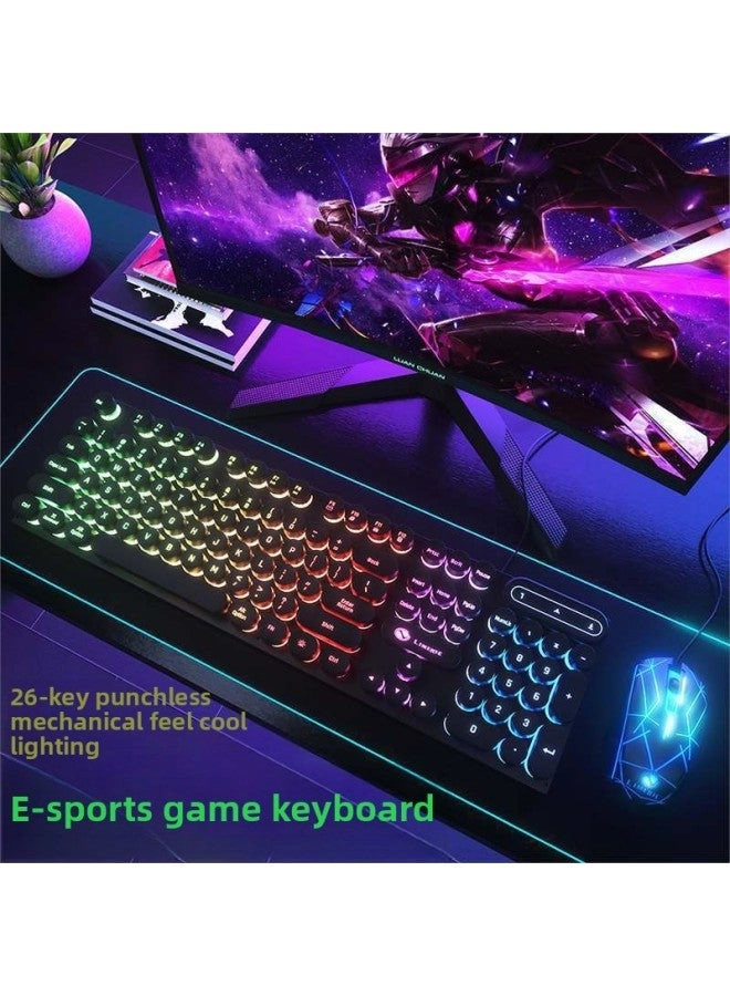 Mechanical Feel - Wired + E-sports Mouse