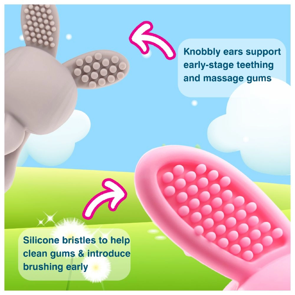 Bobbie Bunny Teether - food-grade silicone