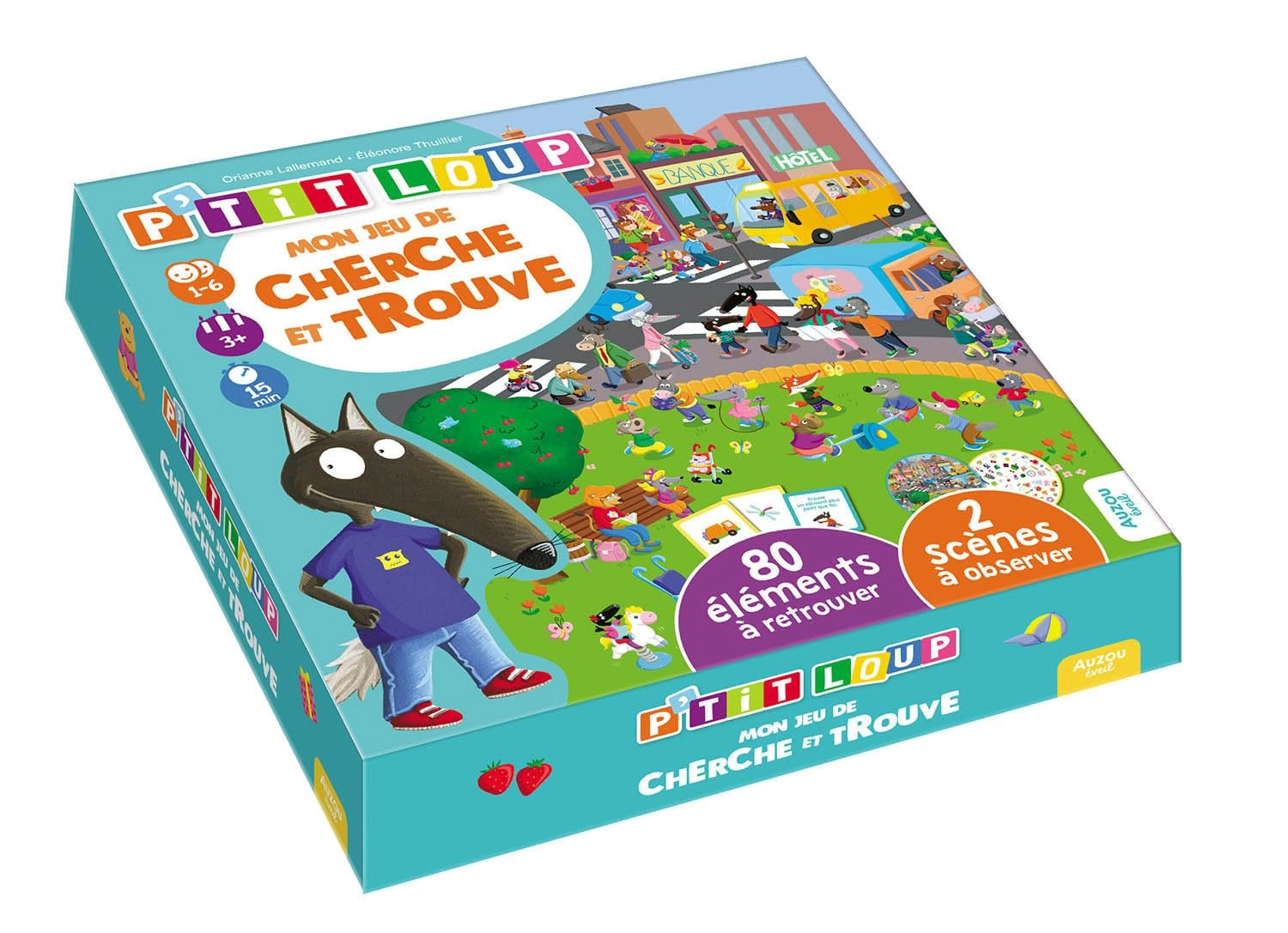 Auzou P'tit Loup - Mon jeu de cherche et trouve - 6 - 8 years 80 piece(s)