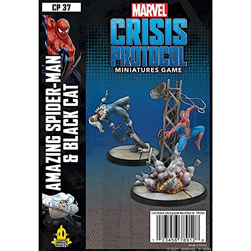 Marvel Crisis Protocol: Character Pack: Amazing Spider-Man & Black Cat - Miniatures Game