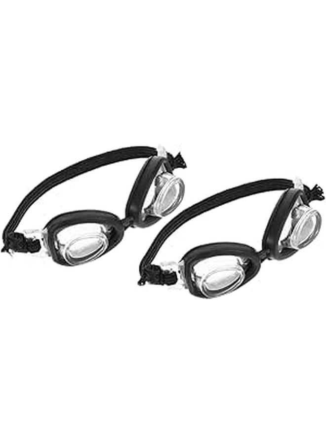 Toyvian Miniature Doll Swim Goggles - Blue Realistic Lightweight