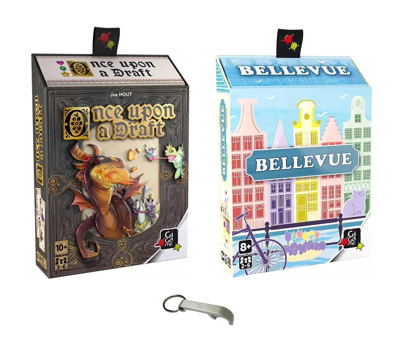 Blumie Shop Once Upon A Draft - Card Game + Bellevue - Card Game + Bottle Opener (French)