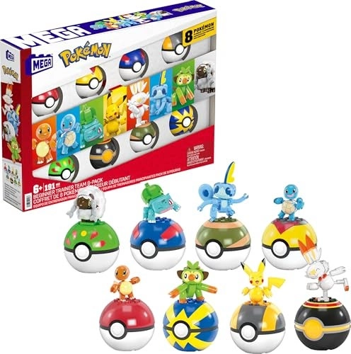 MEGA Pokmon Action Figure Building Toys Beginner Trainer Team
