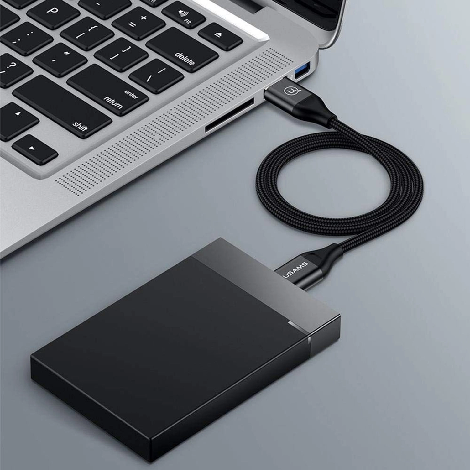 Hard Drive Data Cable USB-A to Micro USB-B 1m