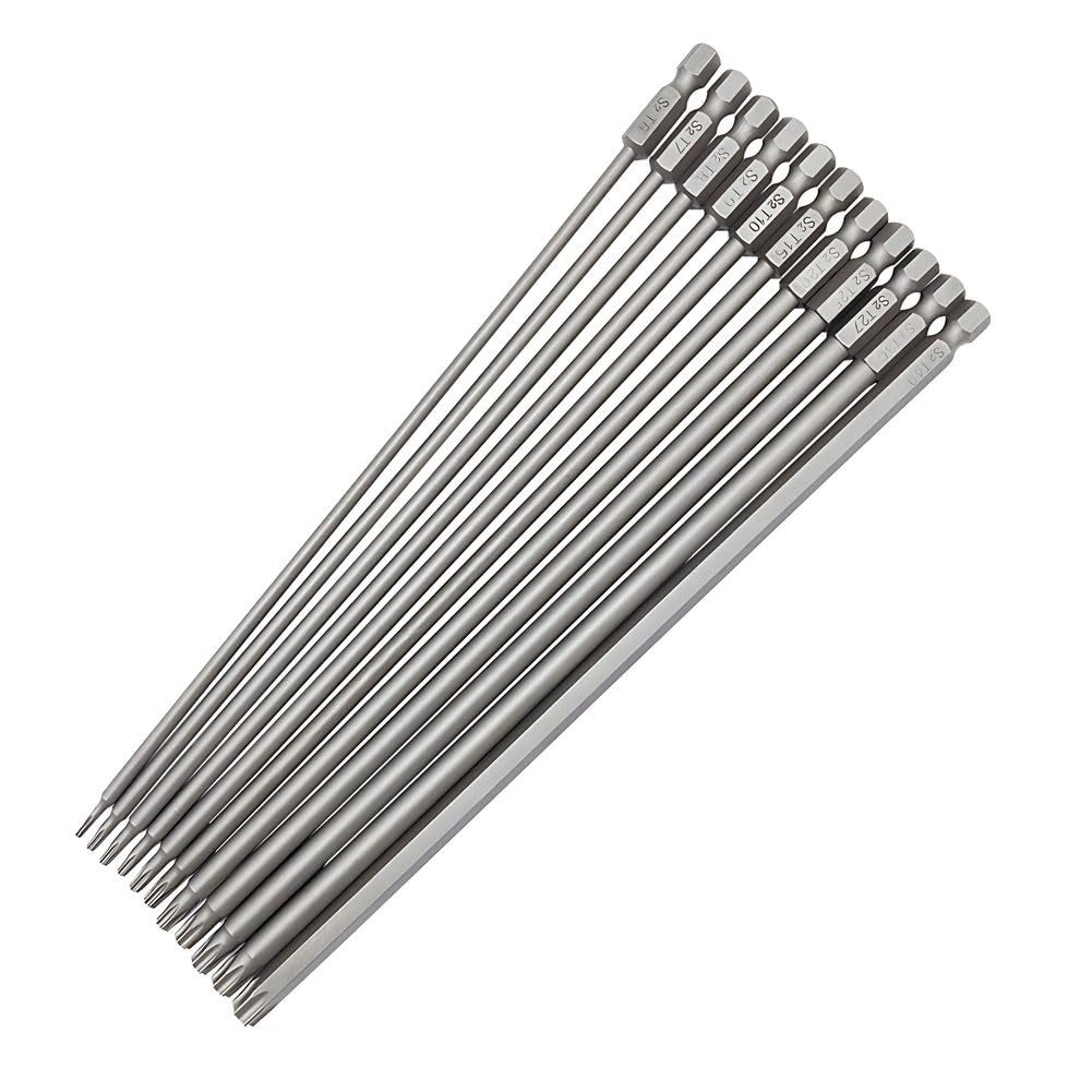 Saipe Torx Screwdriver Bit Set - 11pcs 200mm