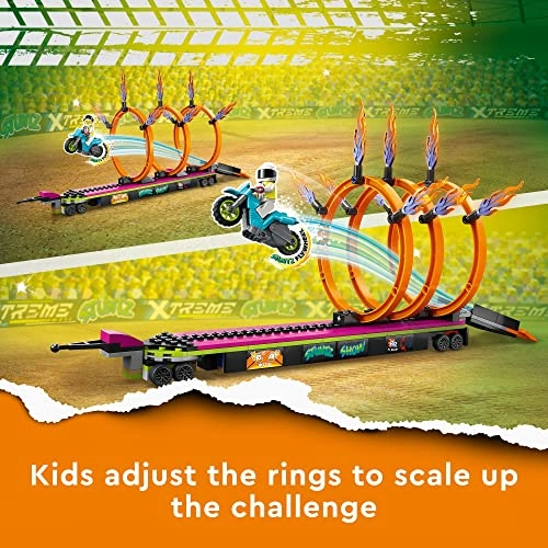 City Stunt Truck and Ring of Fire Challenge (60357)
