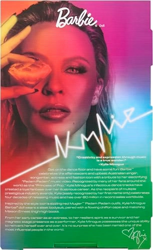 Kylie Minogue Collectible Doll - Signature Music Series Red Overalls Ages 6+