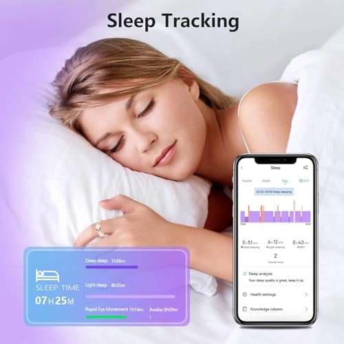 Smart Ring - IP68 Waterproof Blood Oxygen Sleep Tracker