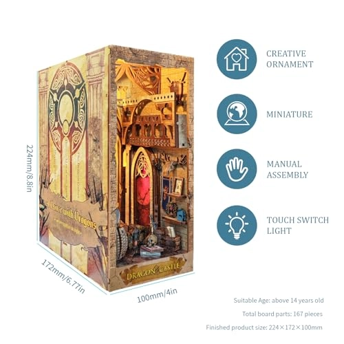 Book Nook Dragon Castle - 12 months - 3 years