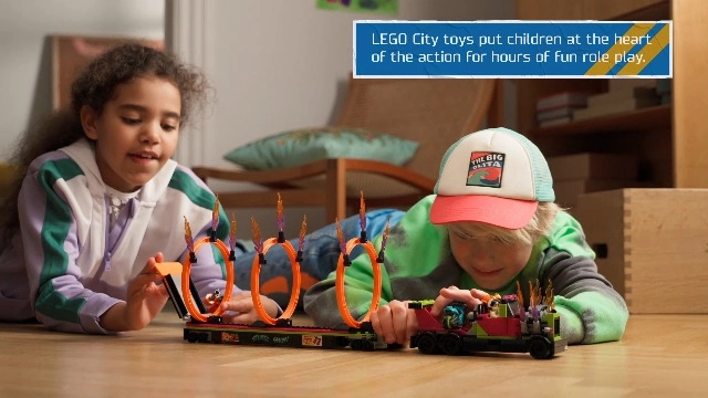 City Stunt Truck and Ring of Fire Challenge (60357)