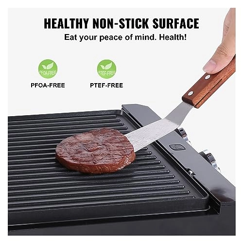 Commercial Electric Griddle - 114x9 inch 29x23 cm