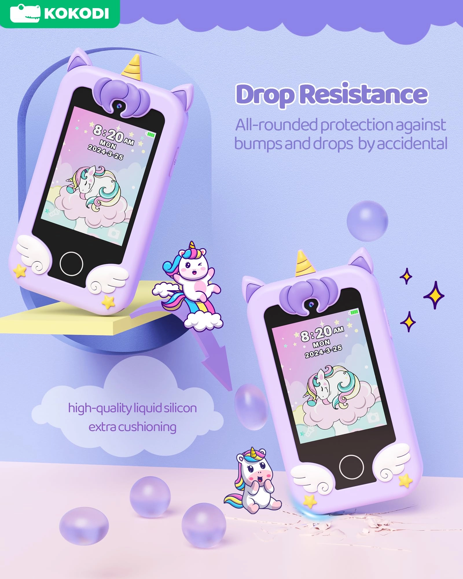 kokodi Kids Smart Phone Toy Unicorn - 3 years+