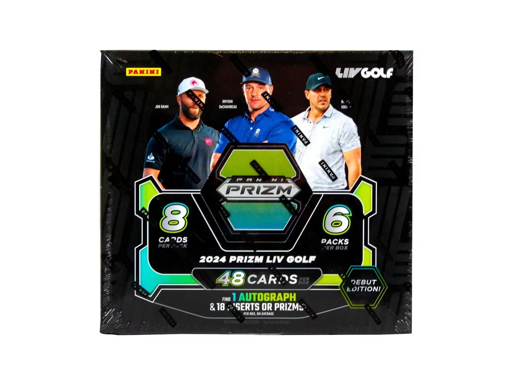 Panini Prizm LIV Golf Hobby Box - 6 Packs Per Box 8 Cards Per Pack
