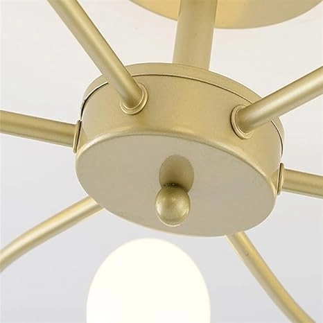 GOLD 6 LIGHT 151 CHANDELIER