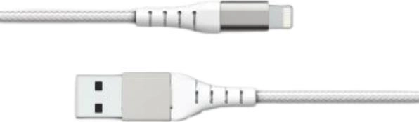 USB A/Lightning Reinforced Cable USB A to Lightning 1.2m