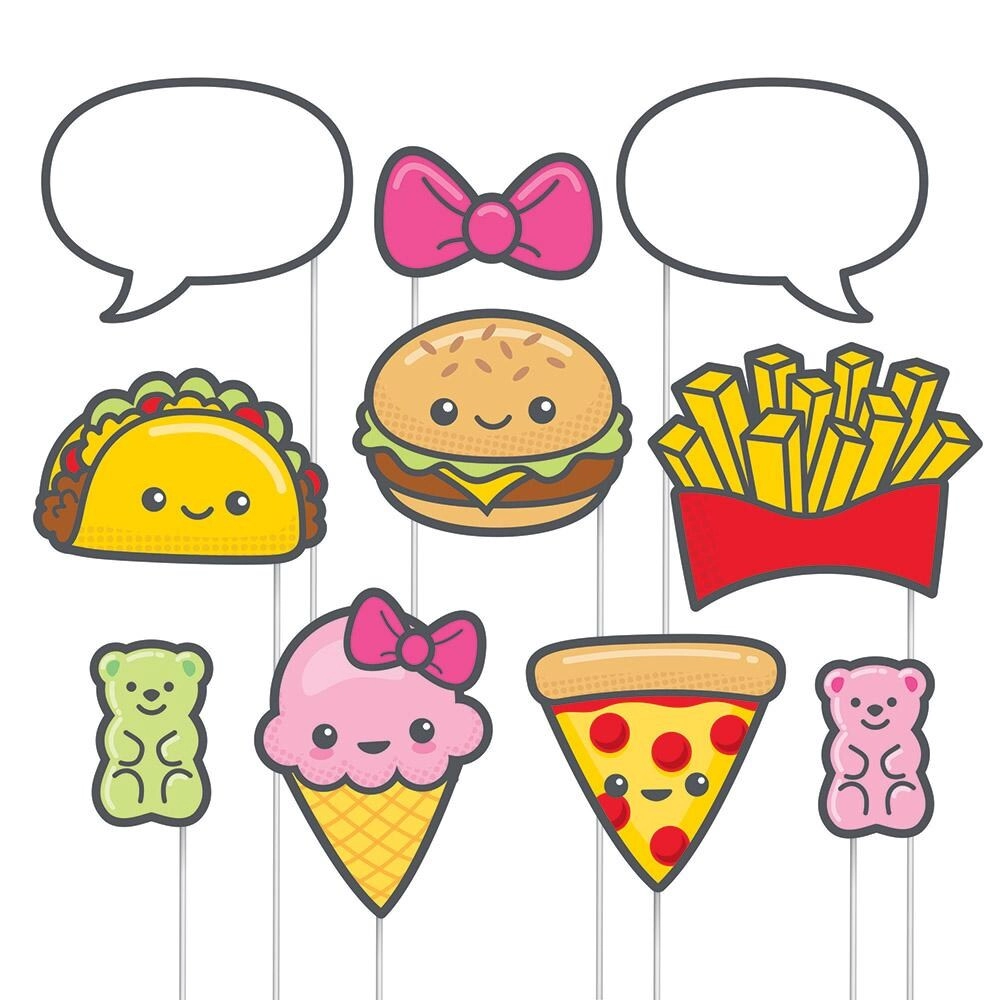 CREATIVE CONVERTING Junk Food Fun Photo Booth Props