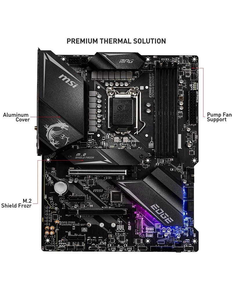 MPG Z490 GAM Edge WIFI - ATX 128GB