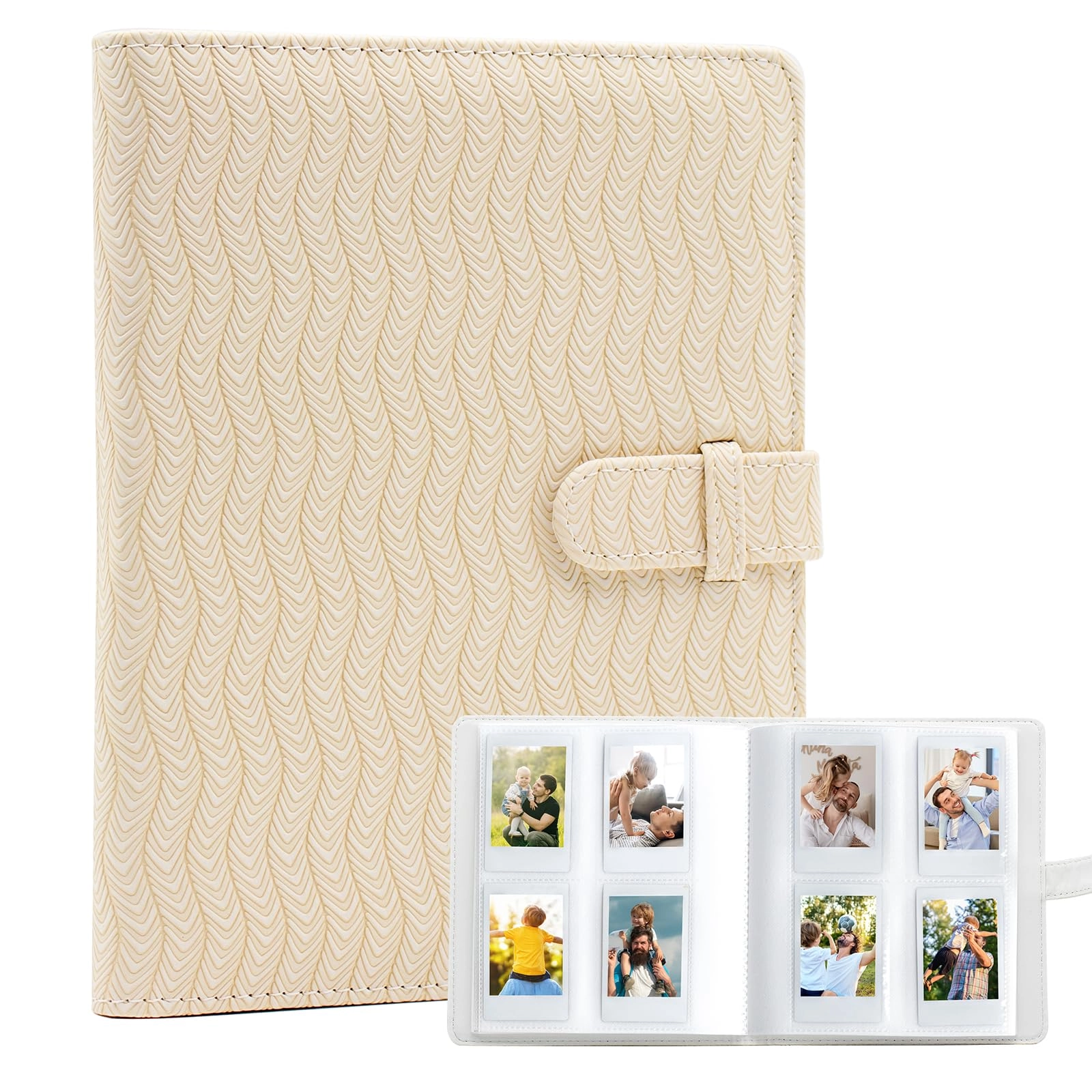 Instax Mini 128 Pockets Vegan Leather Photo Album