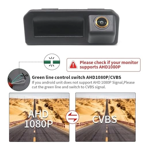 Rear View Camera Fisheye - Night vision Wired 1080P