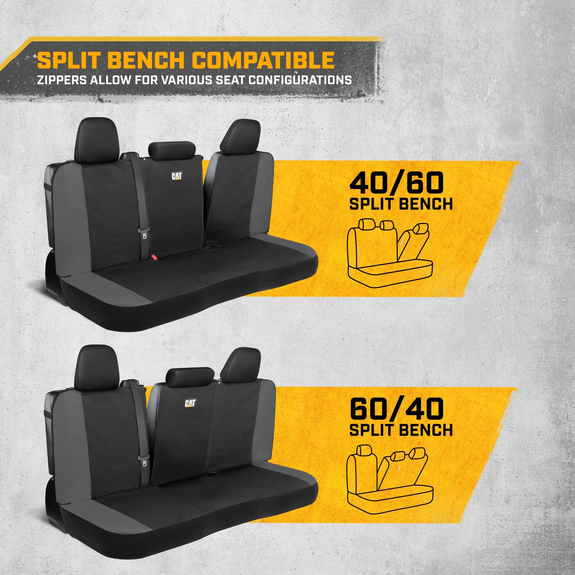 FlexFit 2-Tone Full Set - Black & Gray 60/40 Split