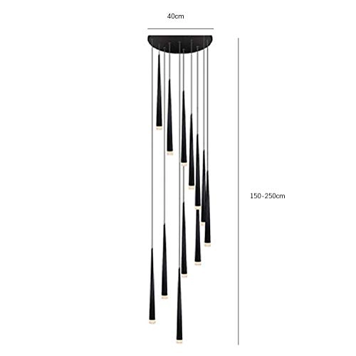 Raindrop Chandelier - Black 12 head