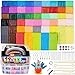 Polymer Clay Kit - Plasticine Polymer Clay 1.57 Kg 50pcs.