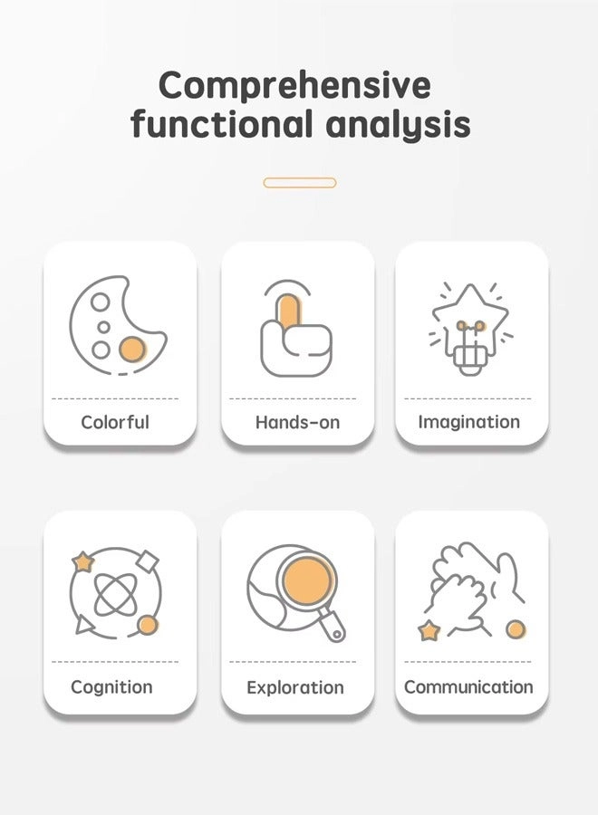 Building Block Table - Macaron color 360 pcs