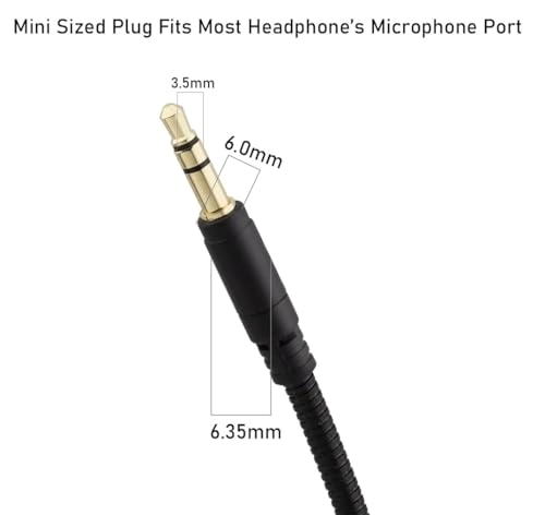 3.5mm Headset Microphone - for Universal Plug and Play Noise Cancellation