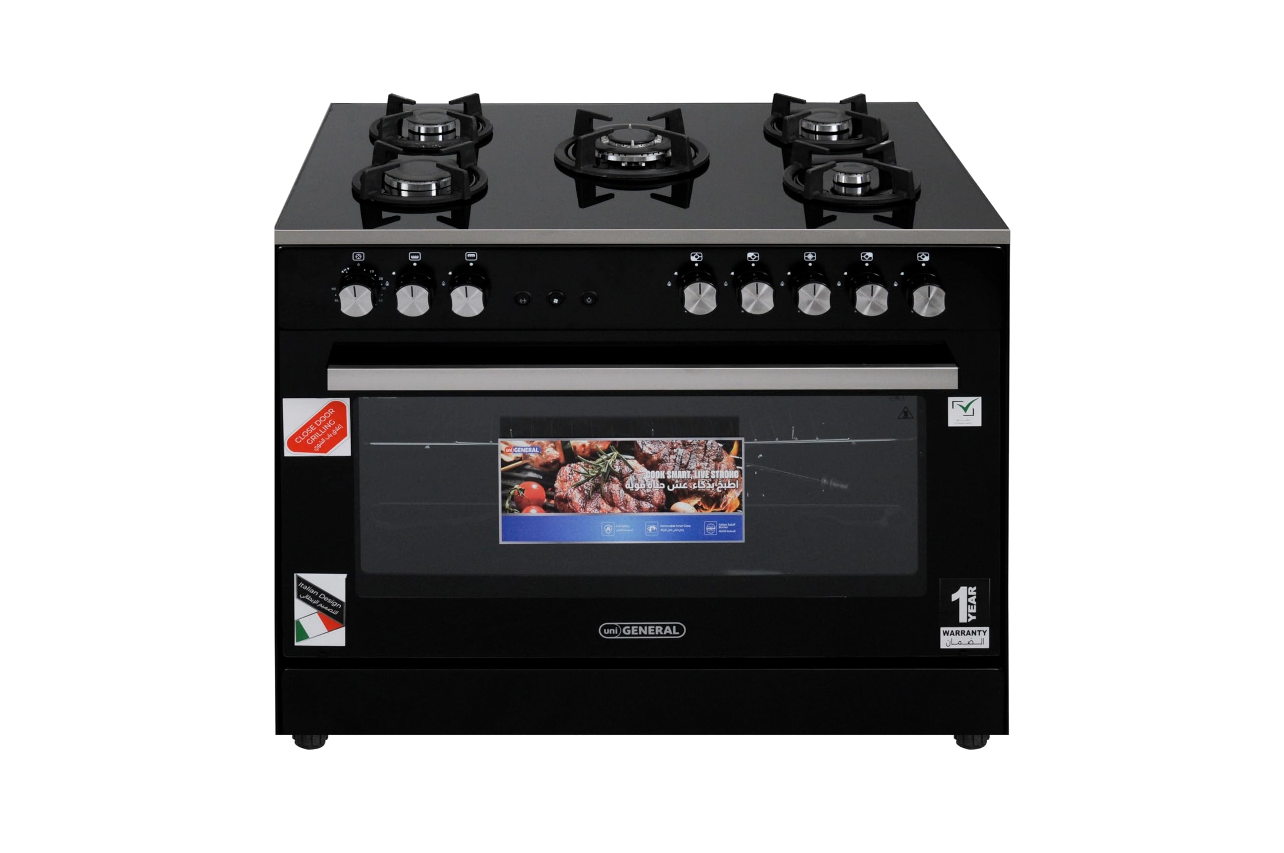 uniGENERAL UG-90ODBG5B-B GAS Cooker