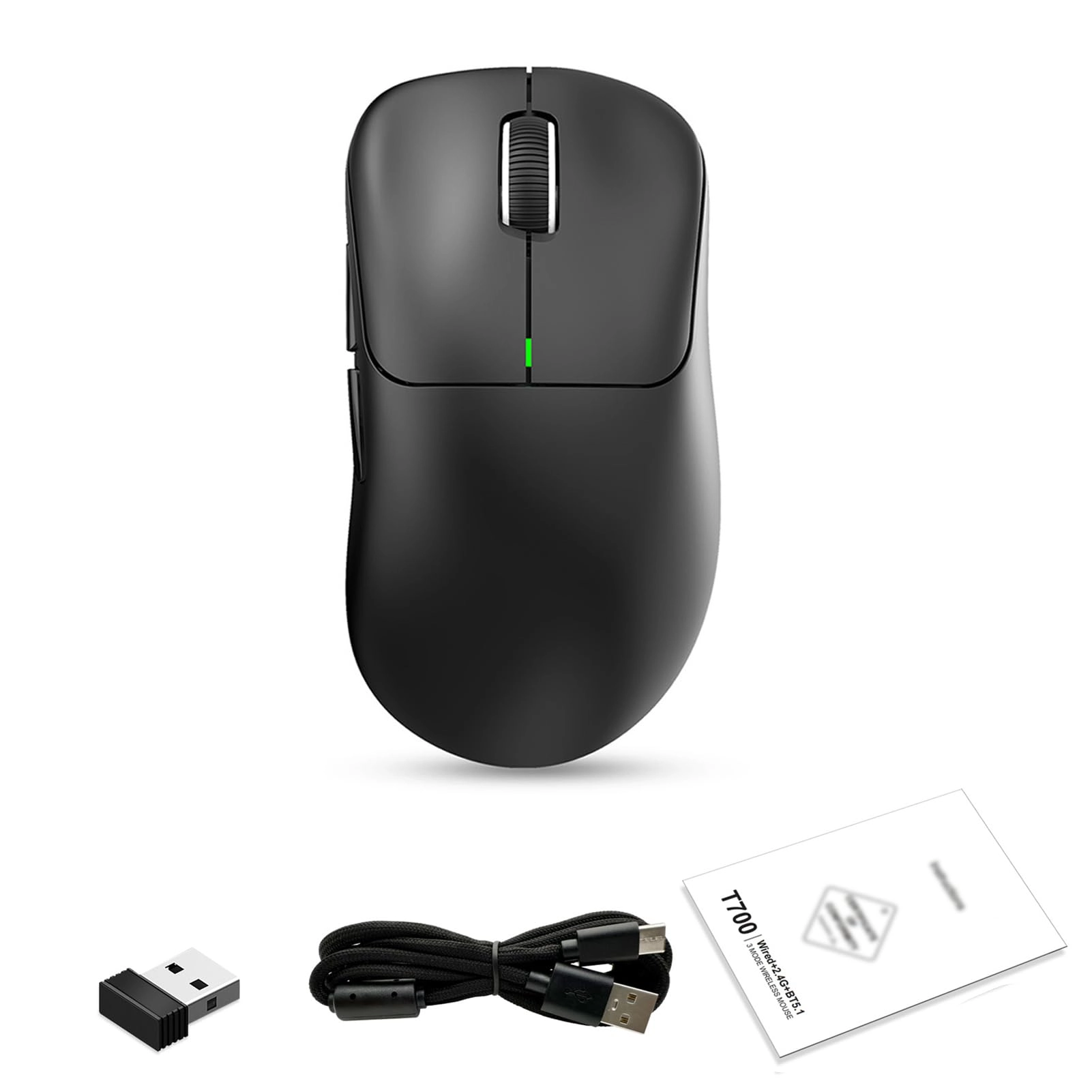 T30 Gaming Mouse - Wired 2.4G BT5.4