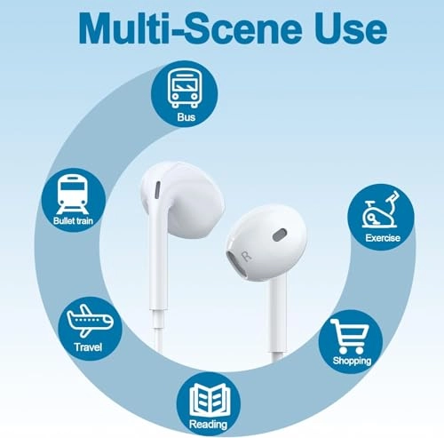Type C Headphones Wired Earbud