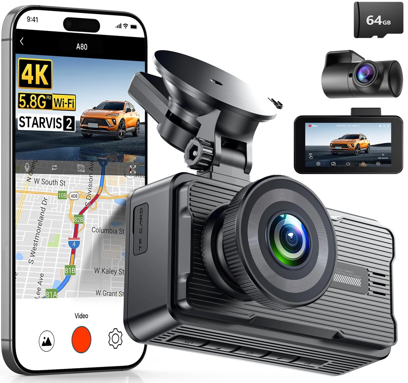 JOMISE Dash Cam - 4K