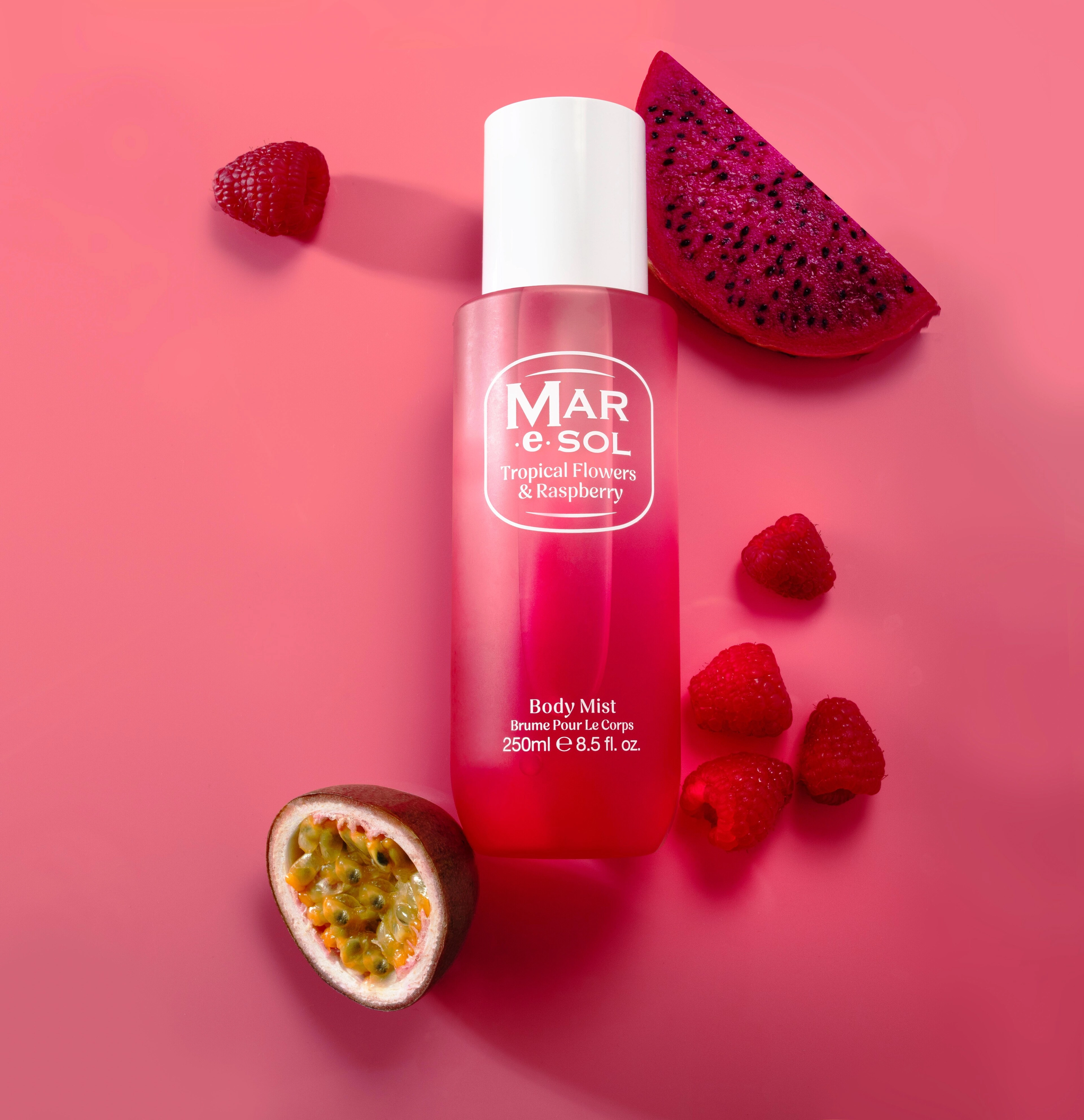 Tropical Flowers & Raspberry Body Mist - 250 ml Tropical Flowers & Raspberry