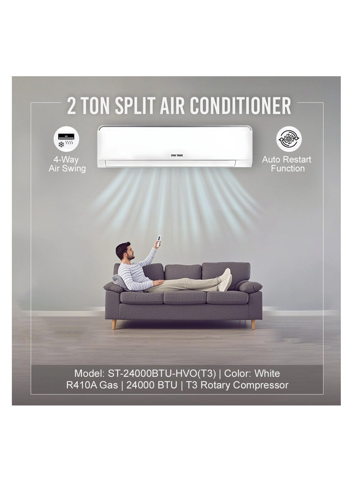 ST-24000BTU-TCO(T3) - 2500 watts