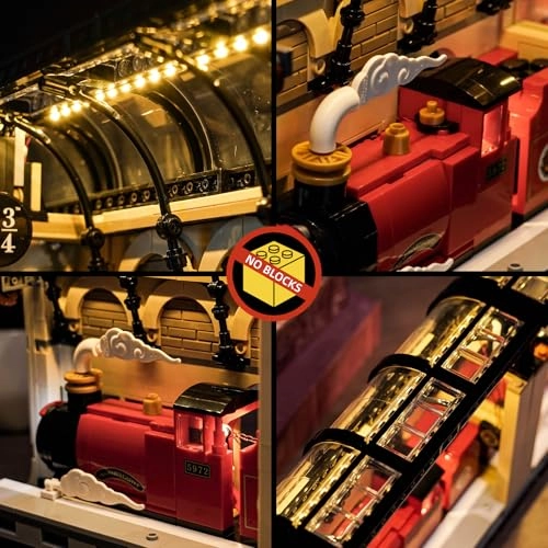 LED Light Set for LEGO Book Nook 76450 H ogwarts Express - Copper Line