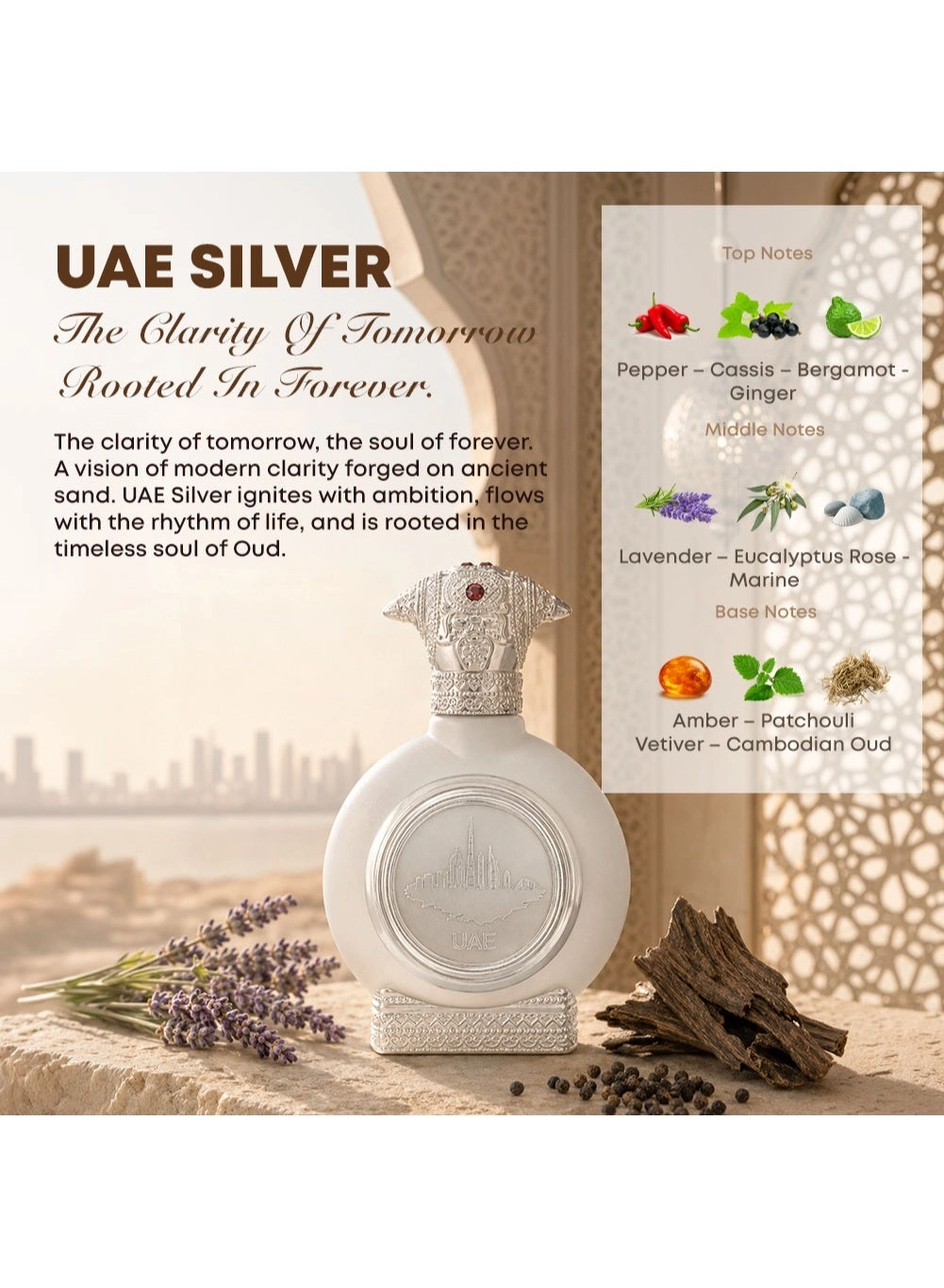 UAE Silver - Eau de Parfum 75 ml