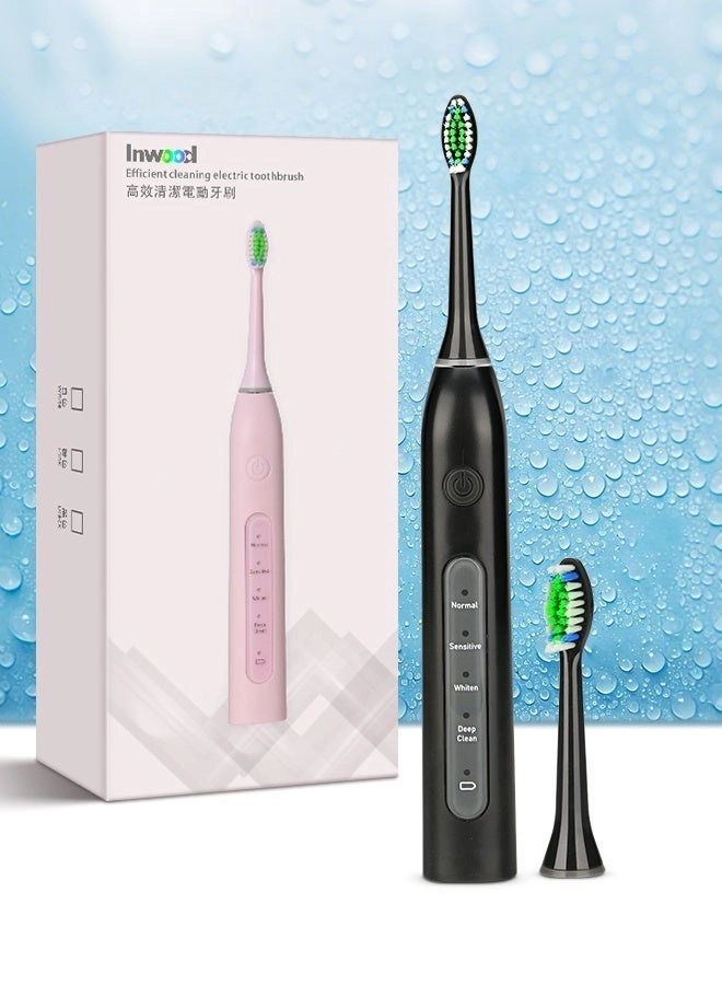 Rotating Electric Toothbrush - IPX7 Waterproof 2-Min Smart Timer Wireless Charging